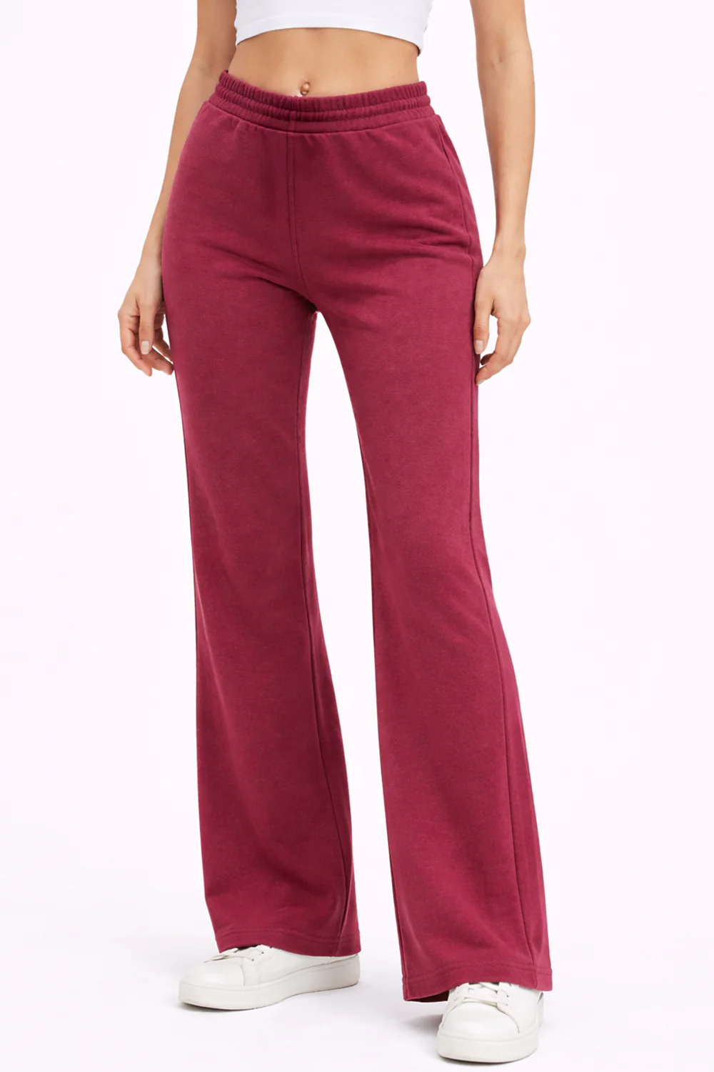 Flared Terry Pants - Image 9