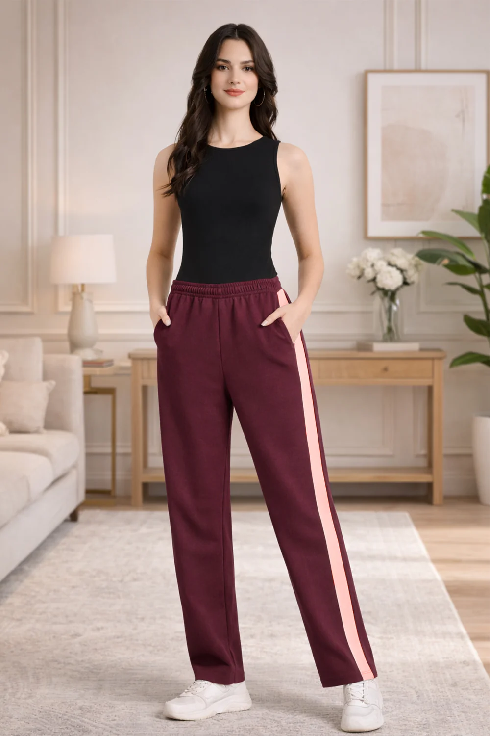 Women’s Straight Fit Terry Pants - Image 10