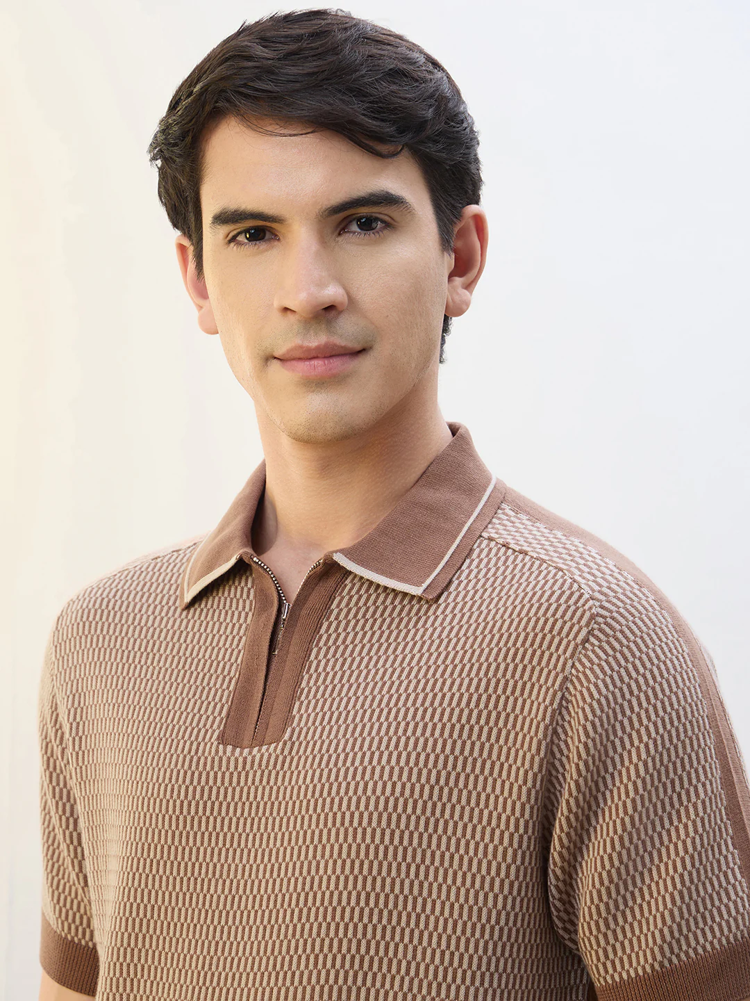 Zip Collar Knit Polo - Image 15