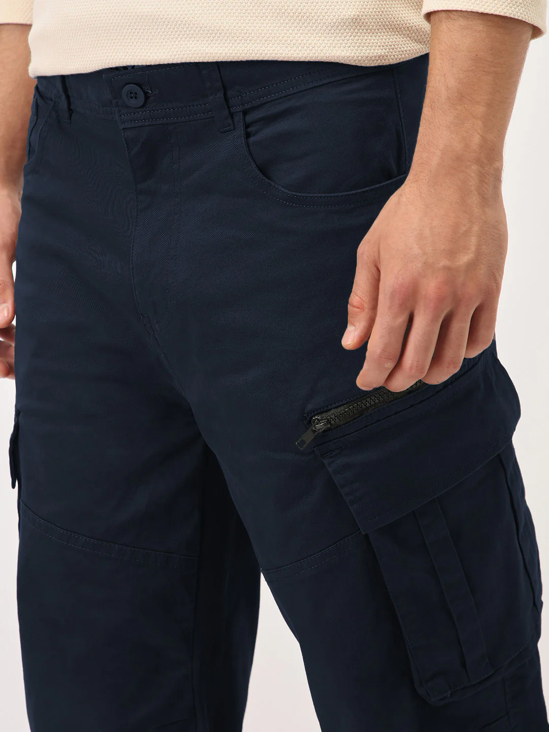 Zipper Utility Cargo Pants - Image 13