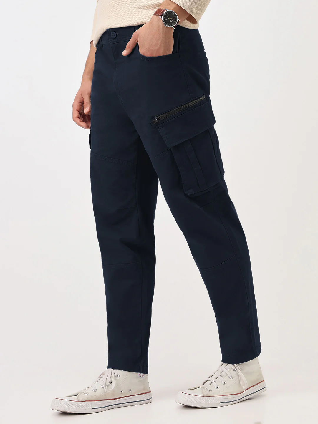 Zipper Utility Cargo Pants - Image 15