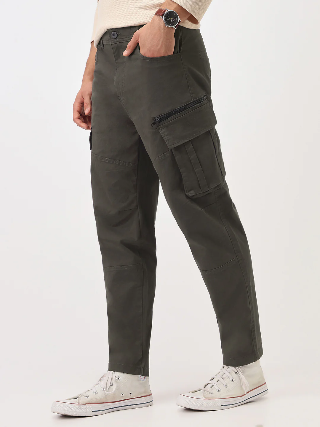 Zipper Utility Cargo Pants - Image 8
