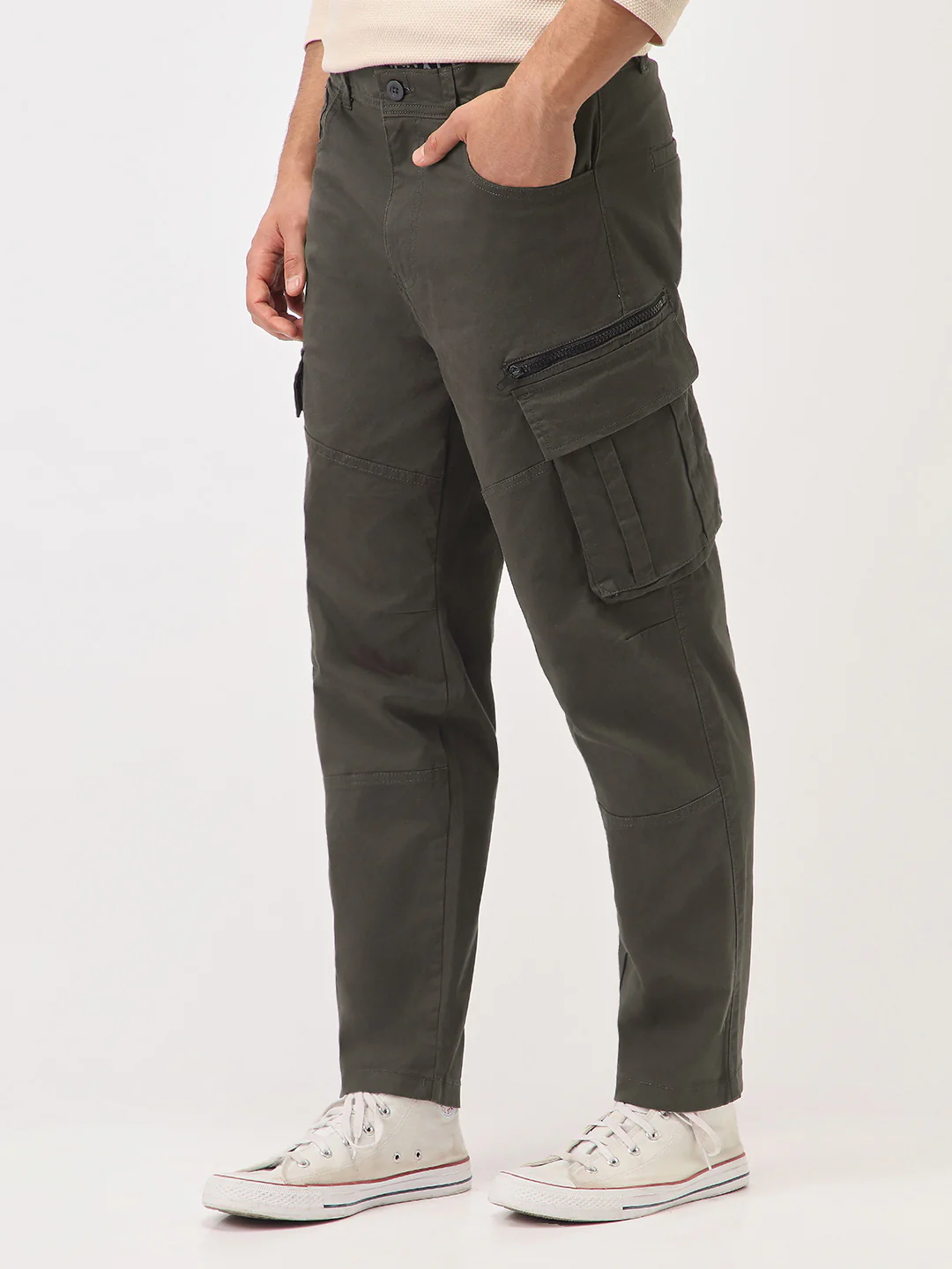 Zipper Utility Cargo Pants - Image 3