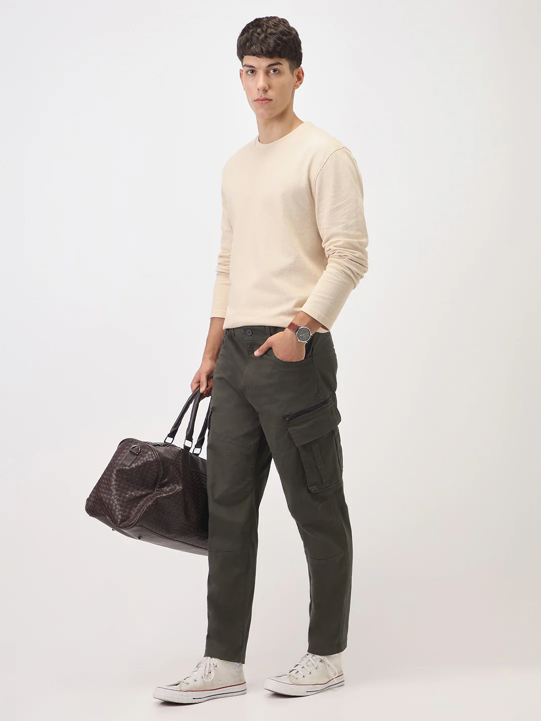 Zipper Utility Cargo Pants - Image 7